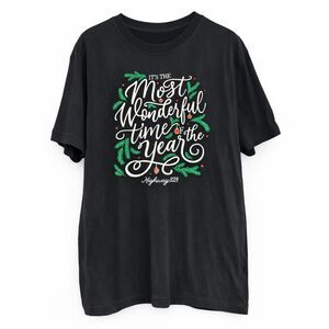 It's the Most Wonderful Time of the Year Christmas Graphic Tshirt Size L / XL